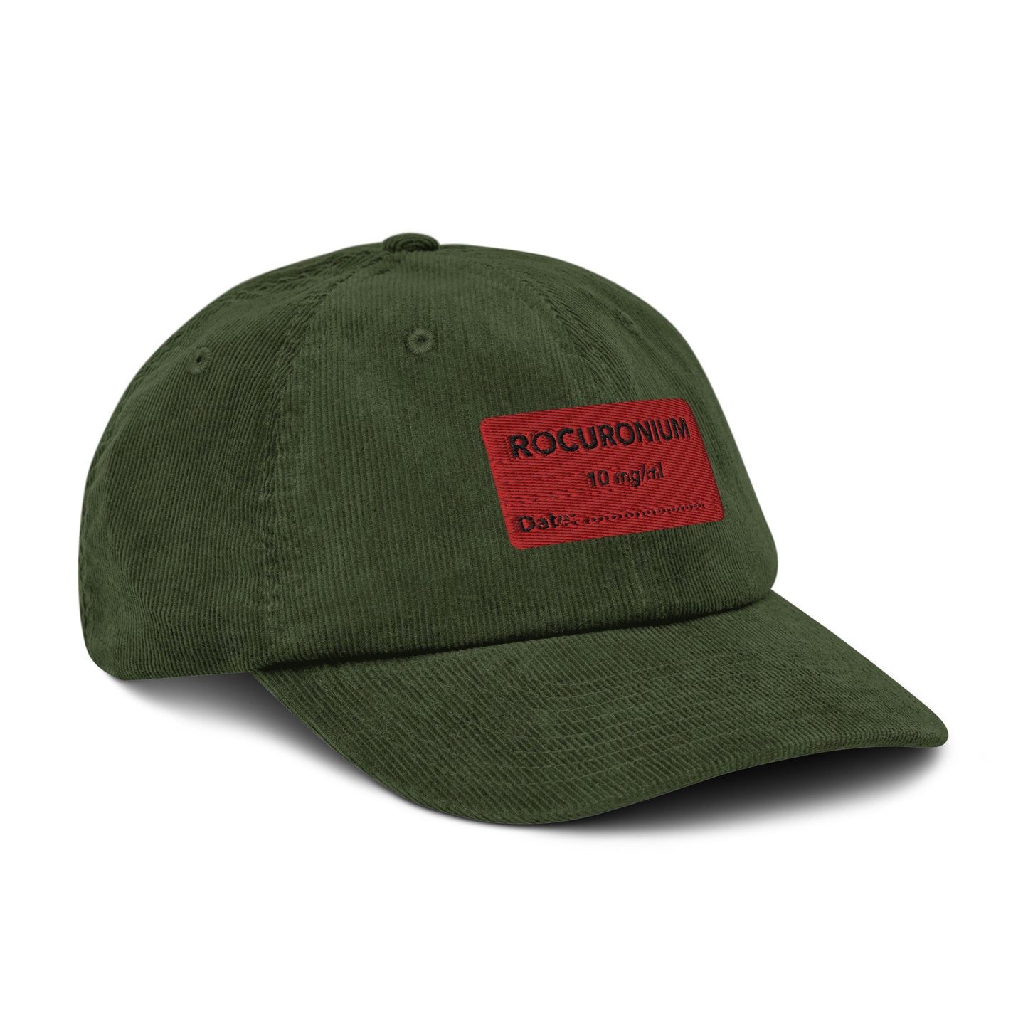 Rocuronium Embroidered Corduroy Hat