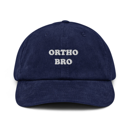 Ortho Bro Embroidered Corduroy Hat