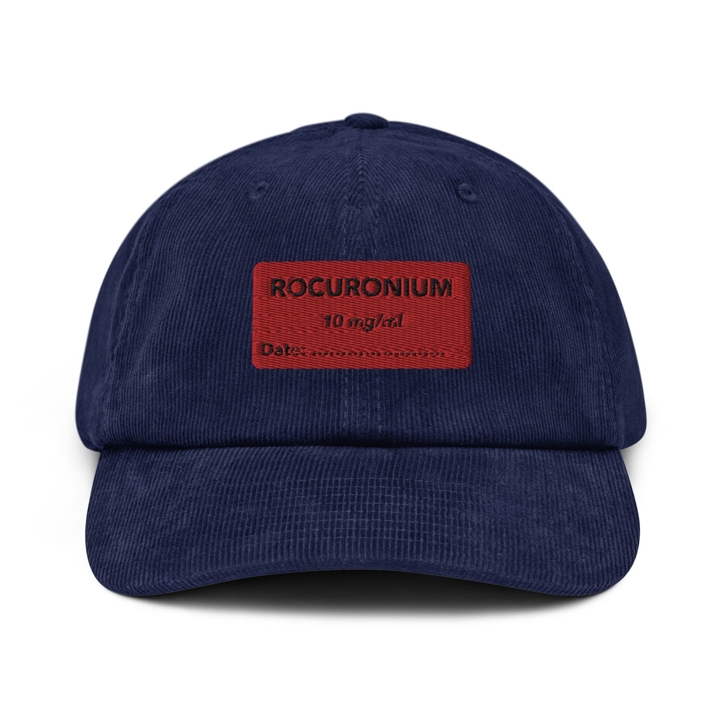 Rocuronium Embroidered Corduroy Hat