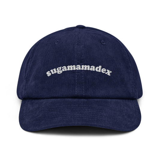 Sugamamadex Embroidered Corduroy Hat