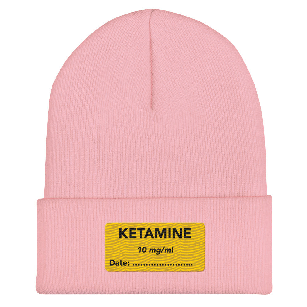 Ketamine Embroidered Beanie