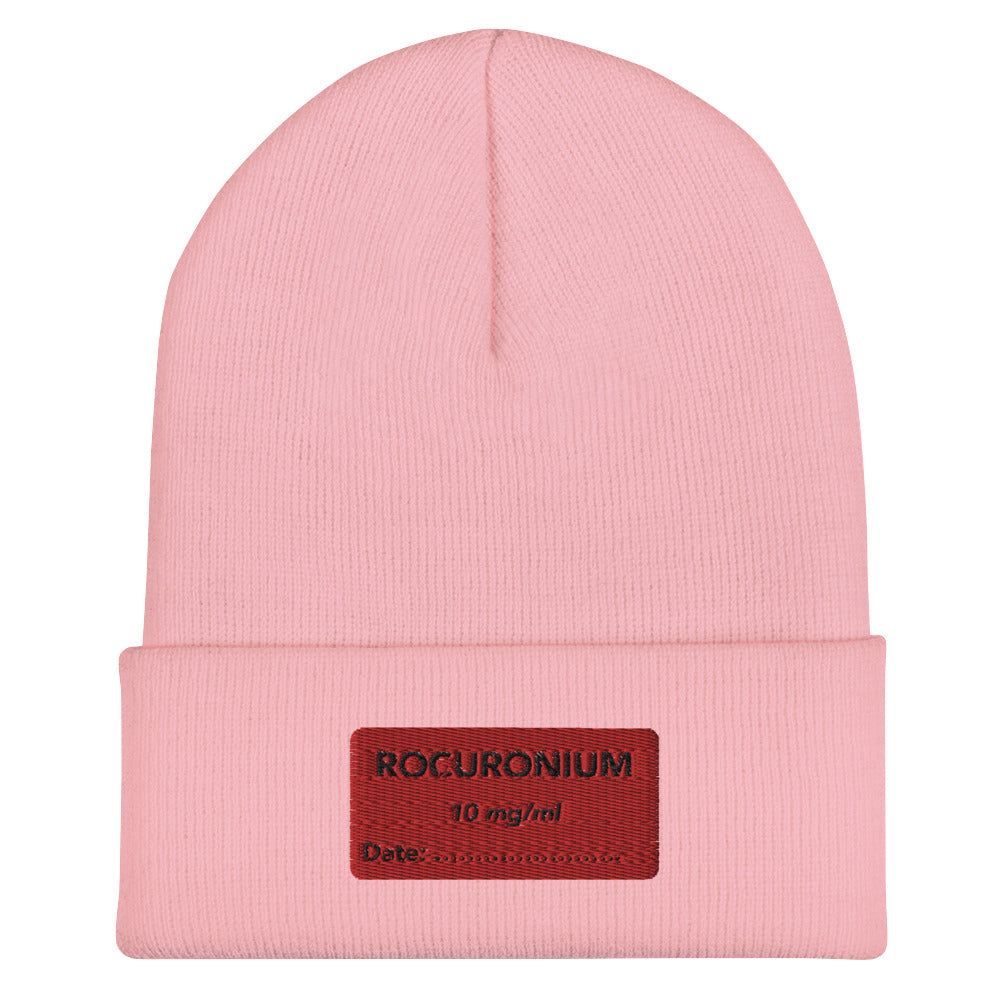 Rocuronium Embroidered Beanie