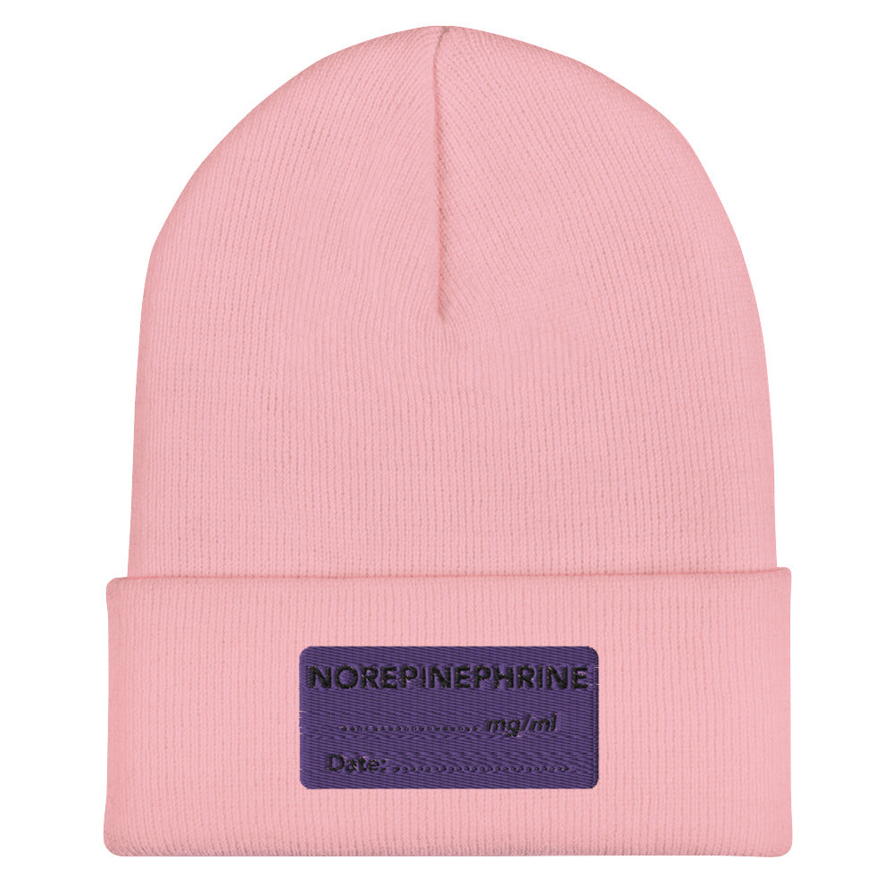 Norepinephrine Embroidered Beanie