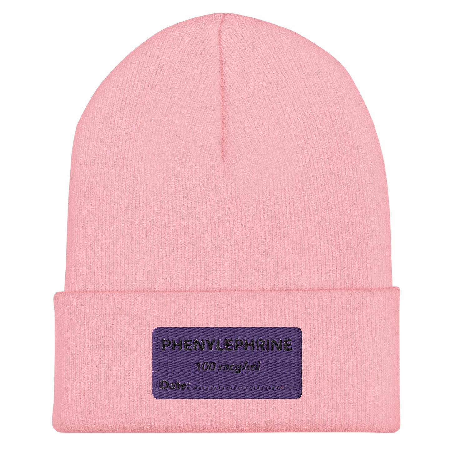 Phenylephrine Embroidered Beanie