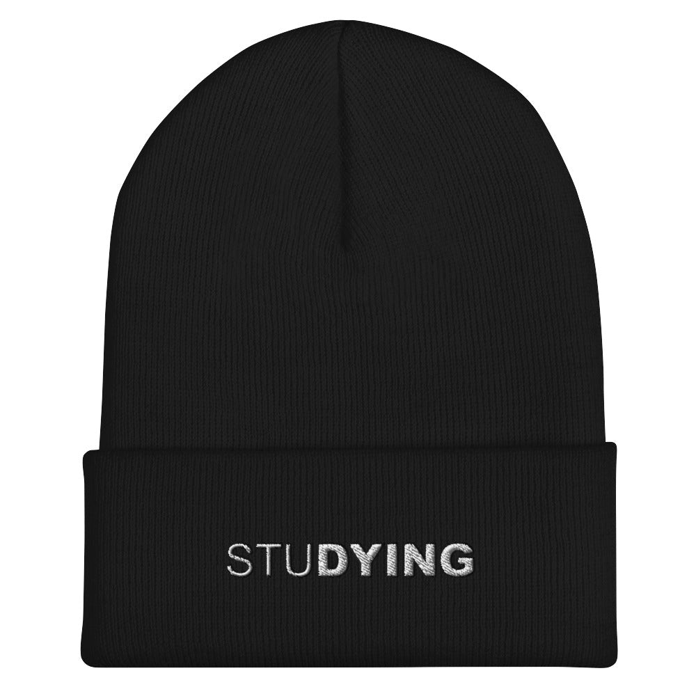 Studying Embroidered Beanie