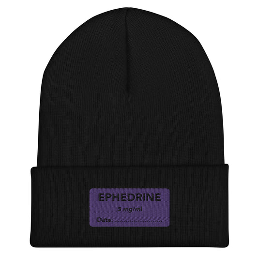 Ephedrine Embroidered Beanie