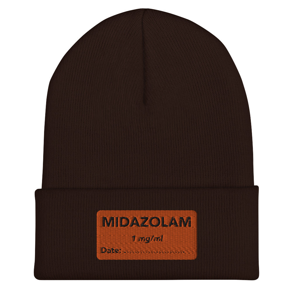 Midazolam Embroidered Beanie