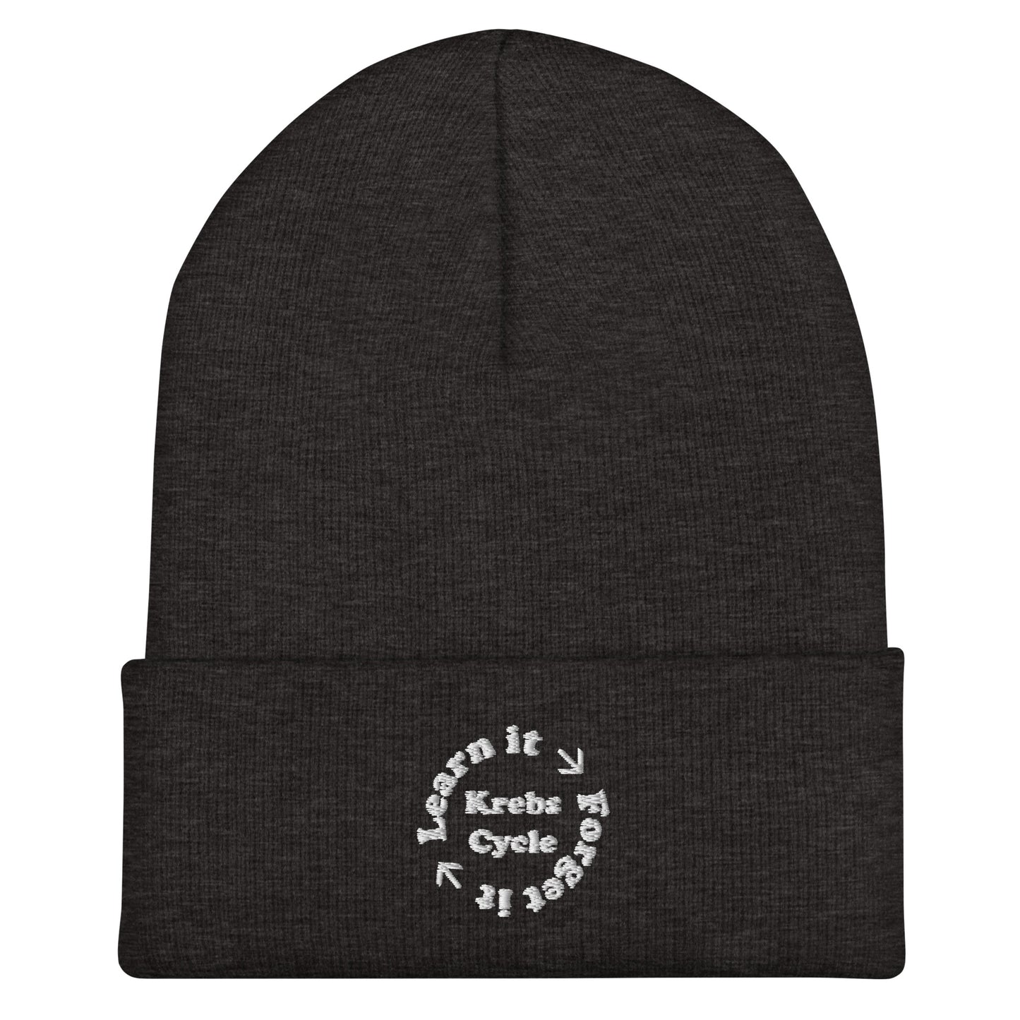 Krebs Cycle Embroidered Beanie