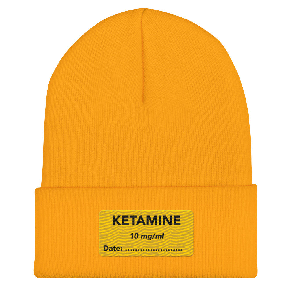 Ketamine Embroidered Beanie