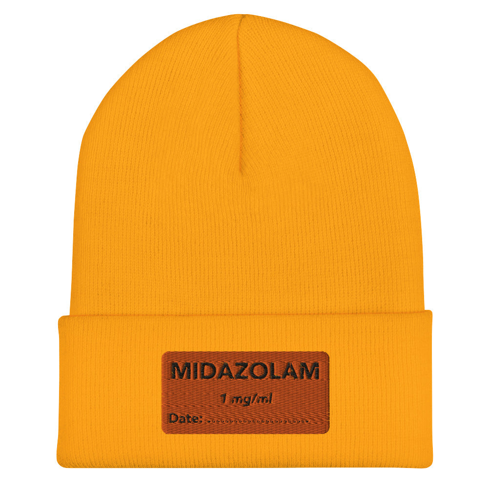 Midazolam Embroidered Beanie