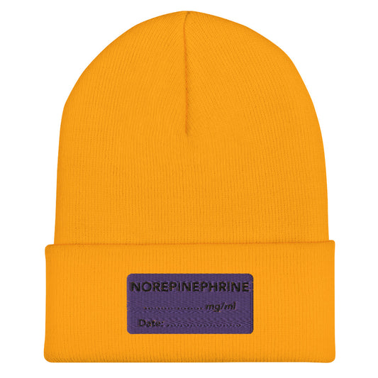 Norepinephrine Embroidered Beanie