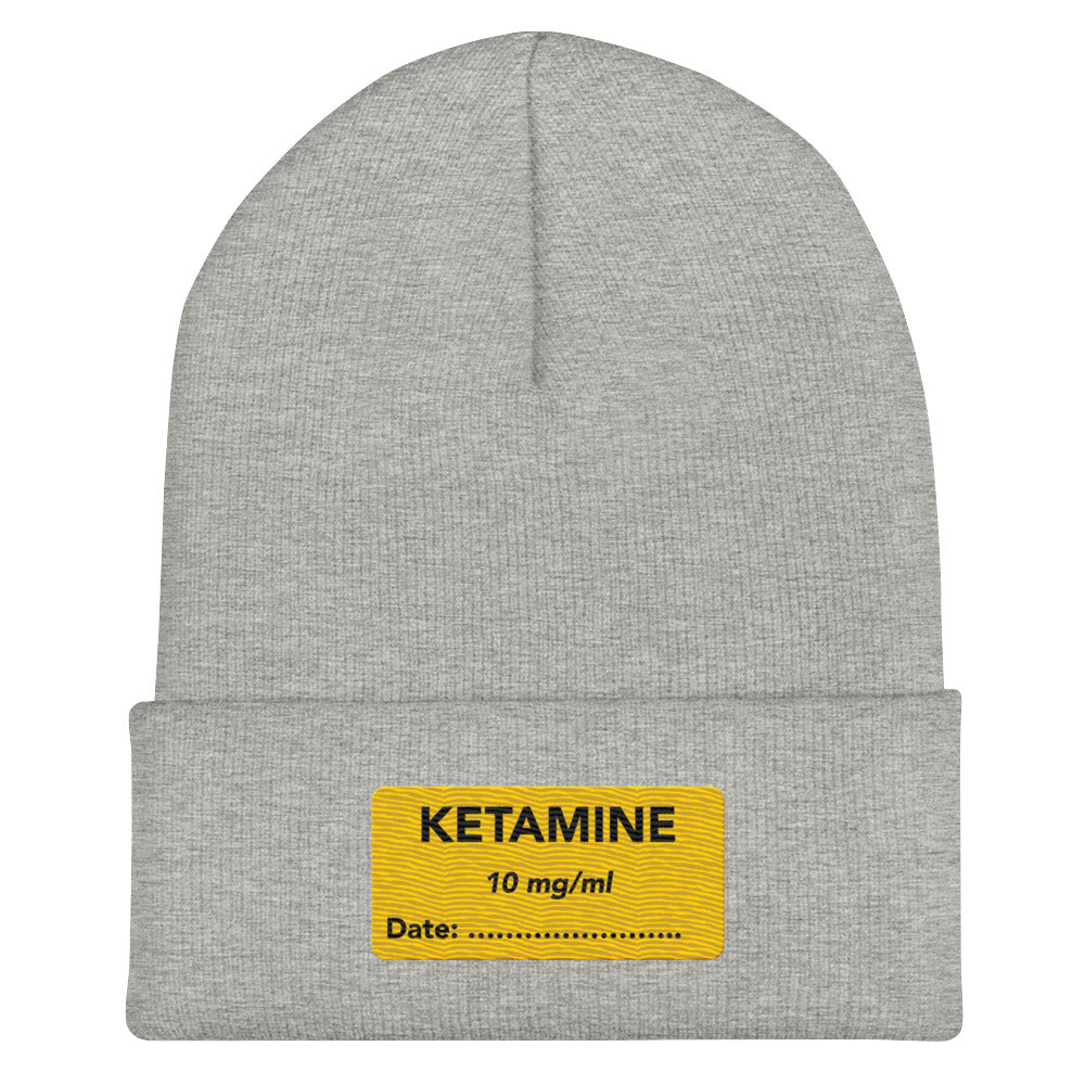 Ketamine Embroidered Beanie