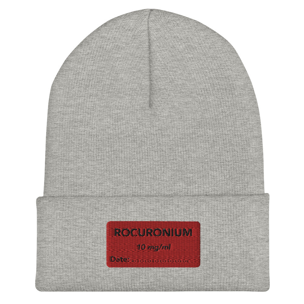 Rocuronium Embroidered Beanie