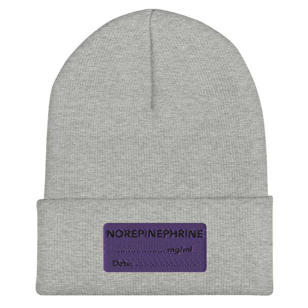 Norepinephrine Embroidered Beanie