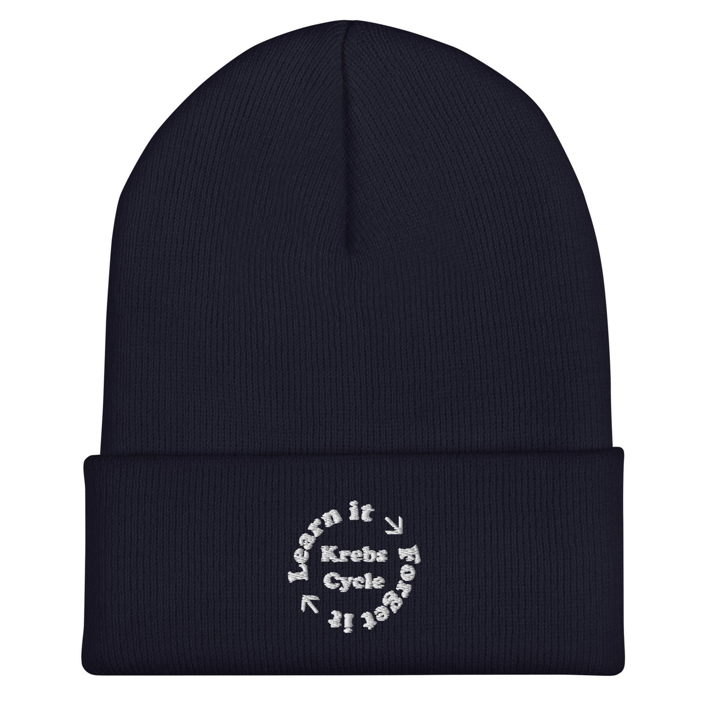 Krebs Cycle Embroidered Beanie