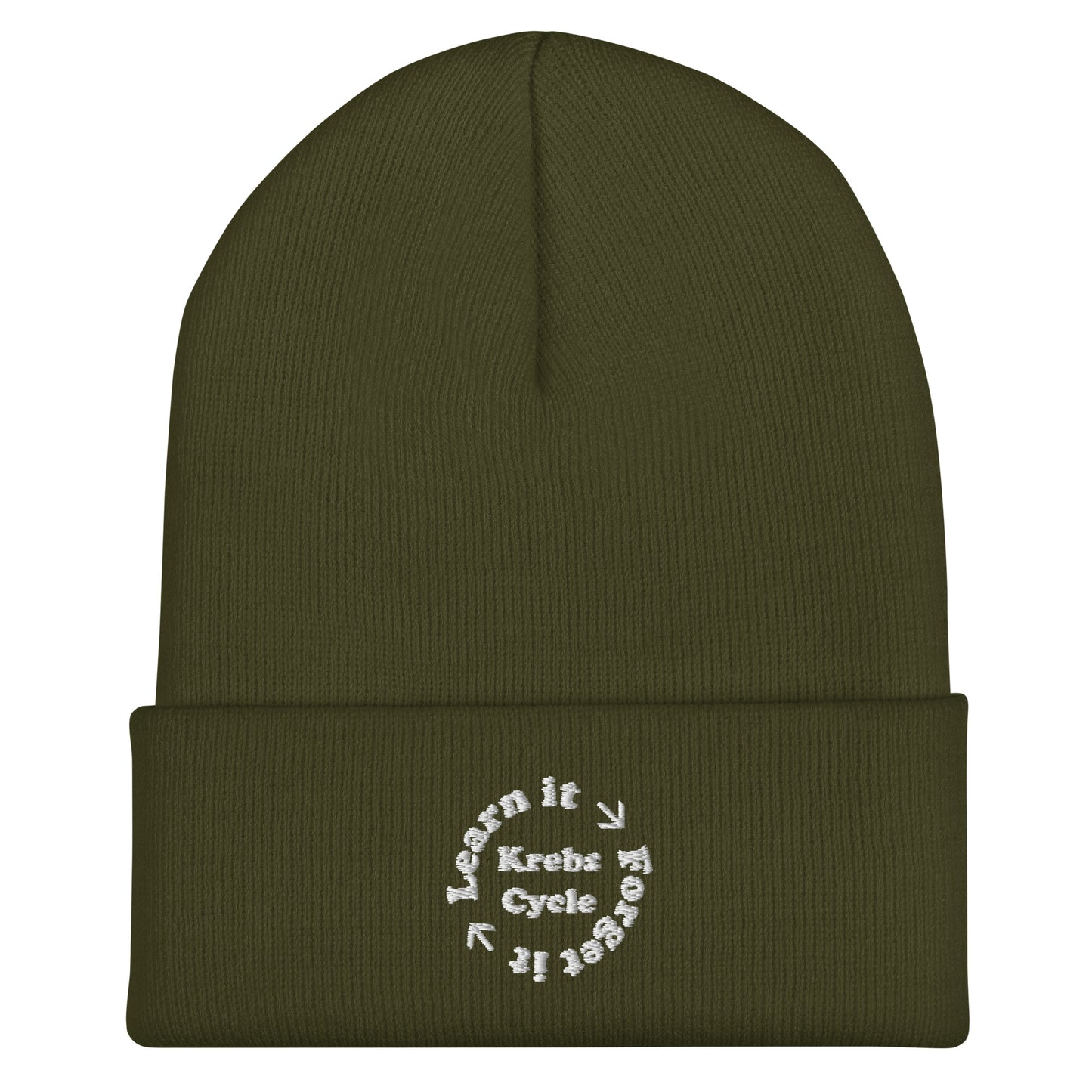 Krebs Cycle Embroidered Beanie