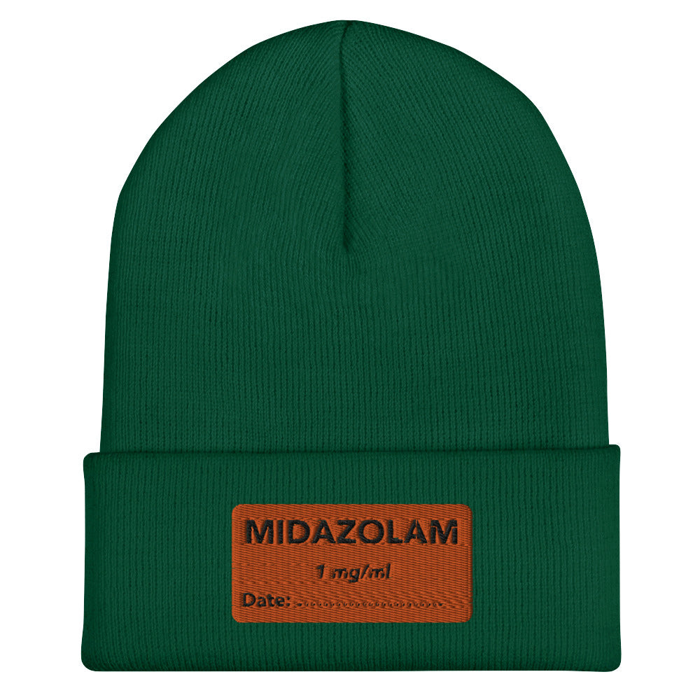 Midazolam Embroidered Beanie