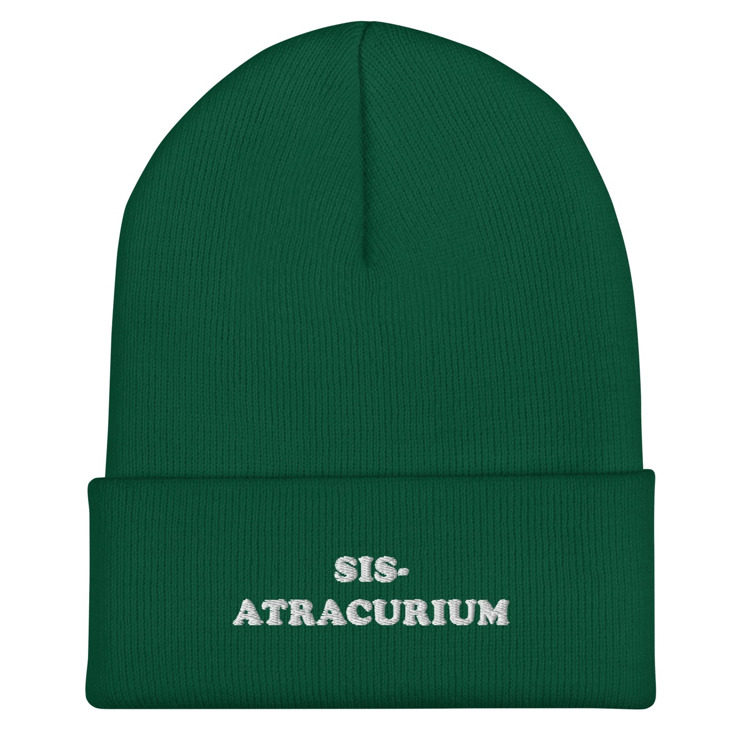 Sis-Atracurium Embroidered Beanie