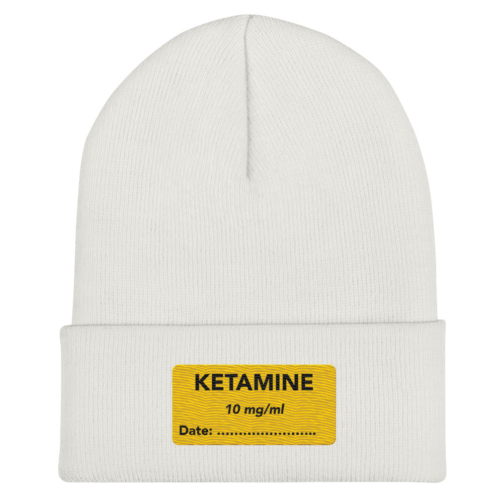 Ketamine Embroidered Beanie