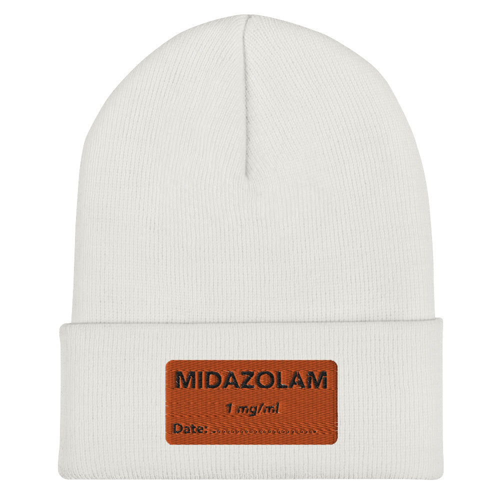 Midazolam Embroidered Beanie