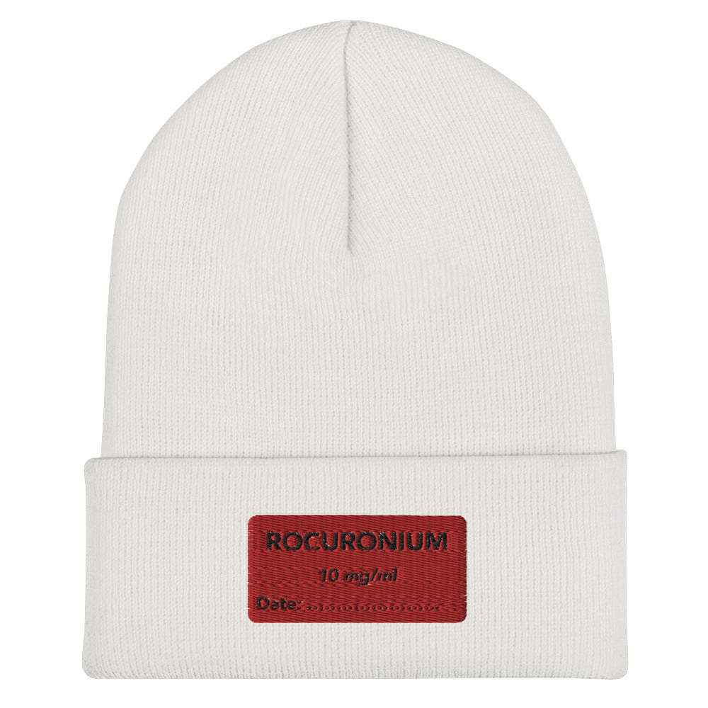 Rocuronium Embroidered Beanie