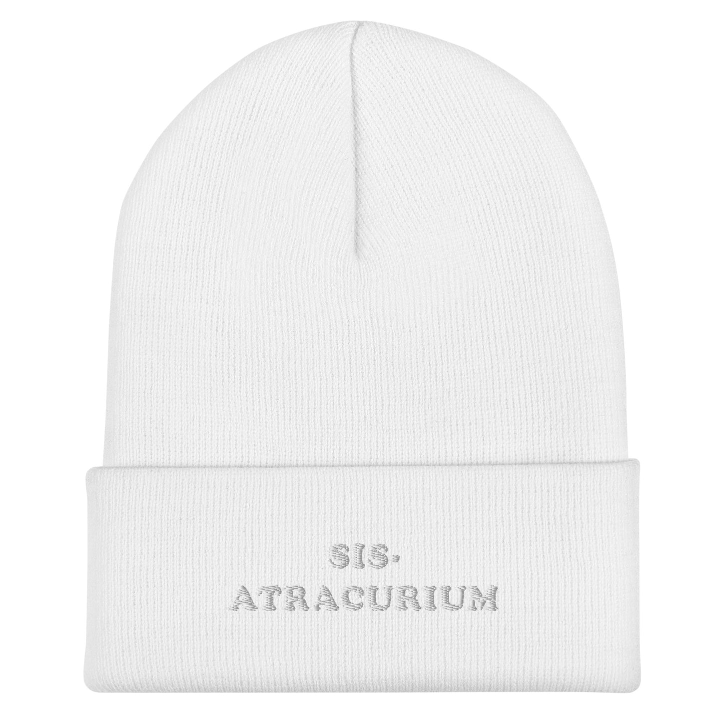 Sis-Atracurium Embroidered Beanie