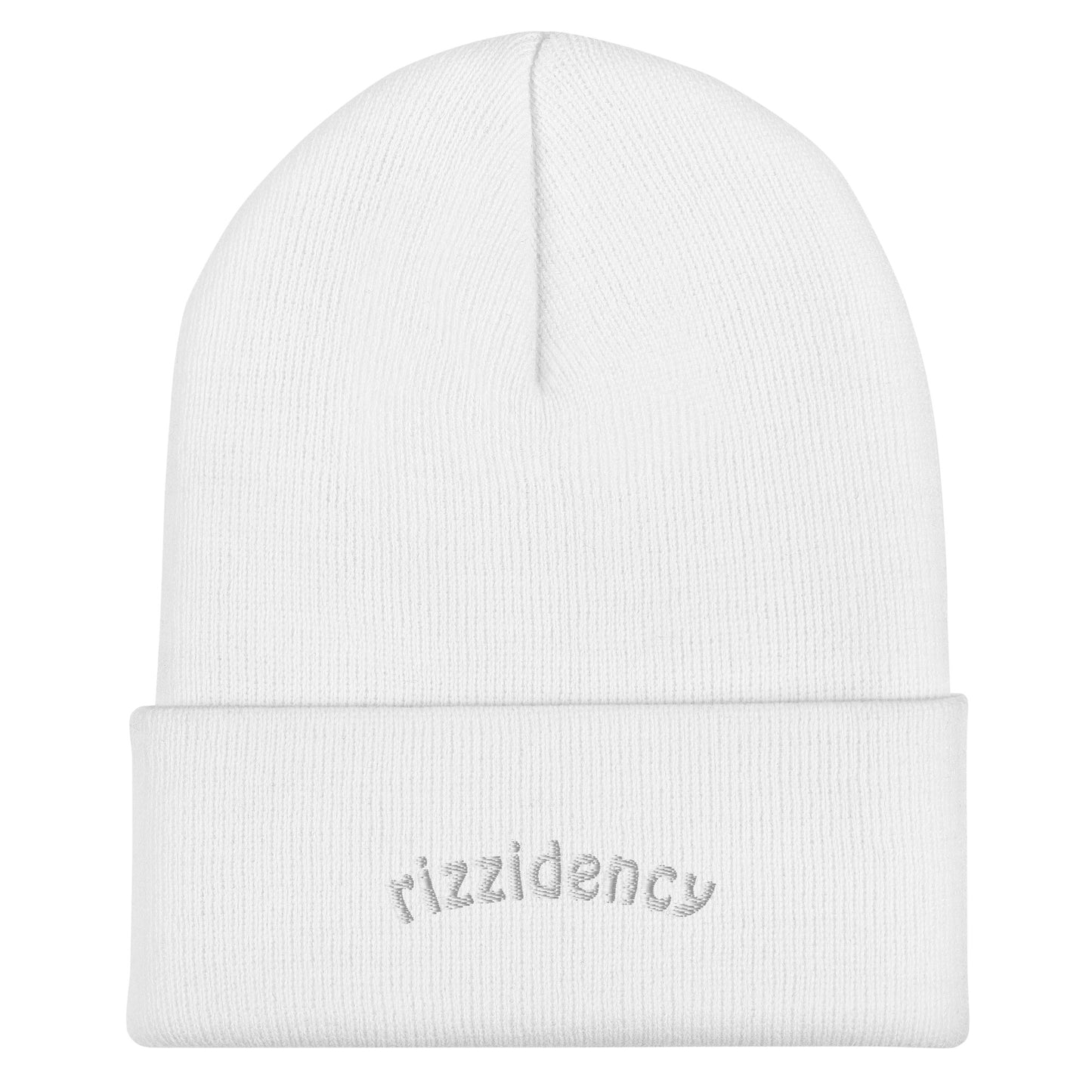 Rizzidency Embroidered Beanie