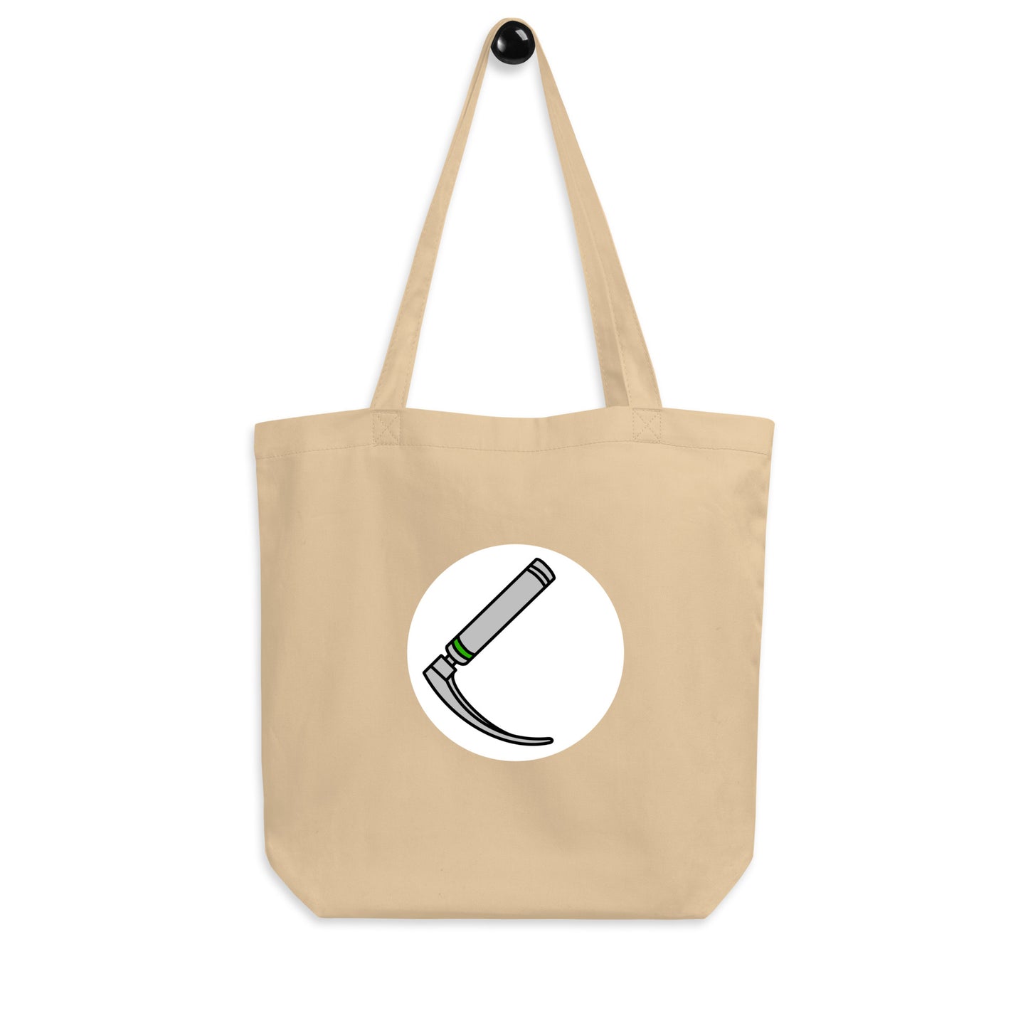 Laryngoscope Embroidered Tote Bag