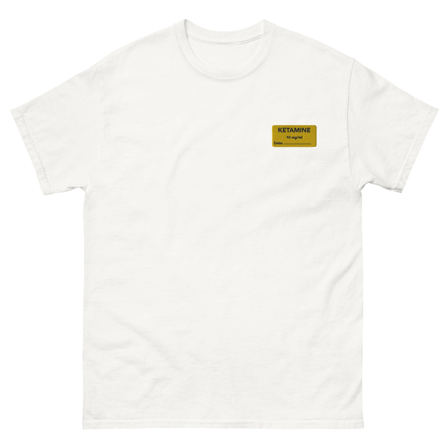 Ketamine Embroidered Oversized T-shirt