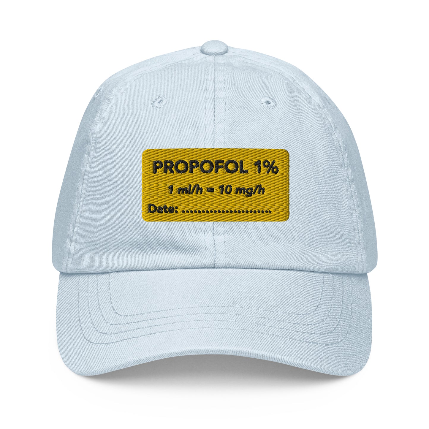 Propofol Embroidered Pastel Hat