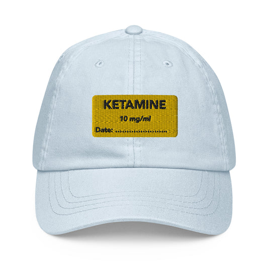 Ketamine Embroidered Pastel Hat