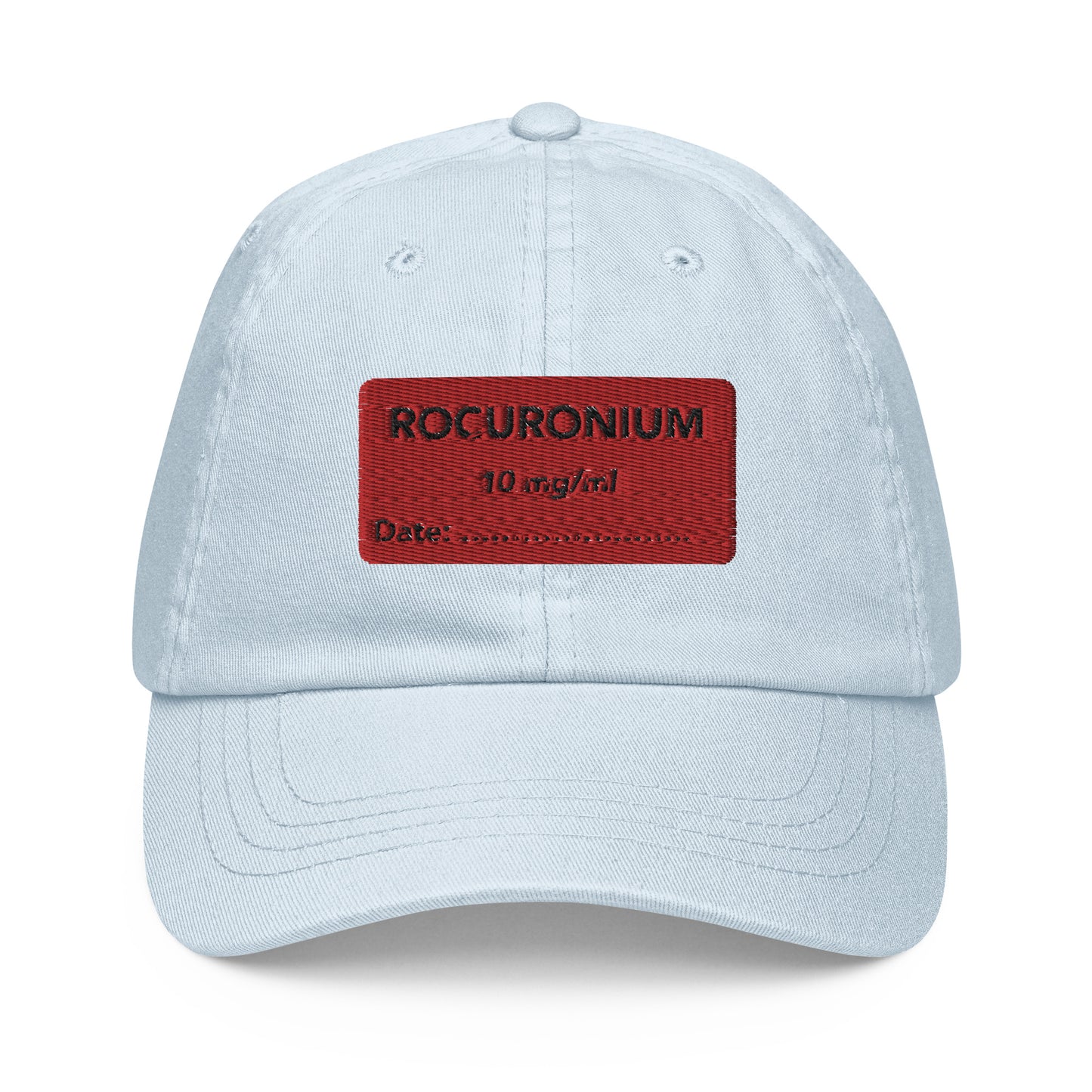 Rocuronium Embroidered Pastel Hat