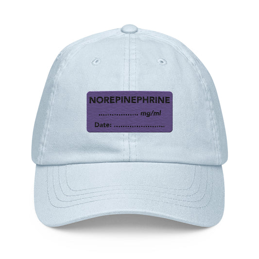 Norepinephrine Embroidered Pastel Hat