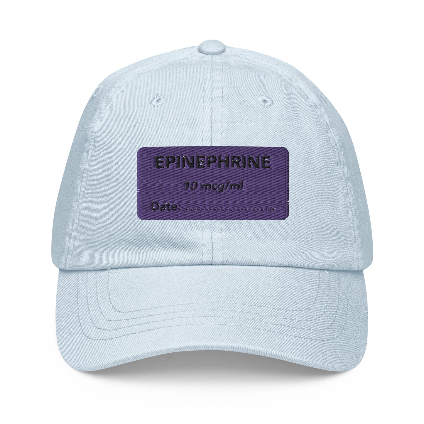 Epinephrine Embroidered Pastel Hat