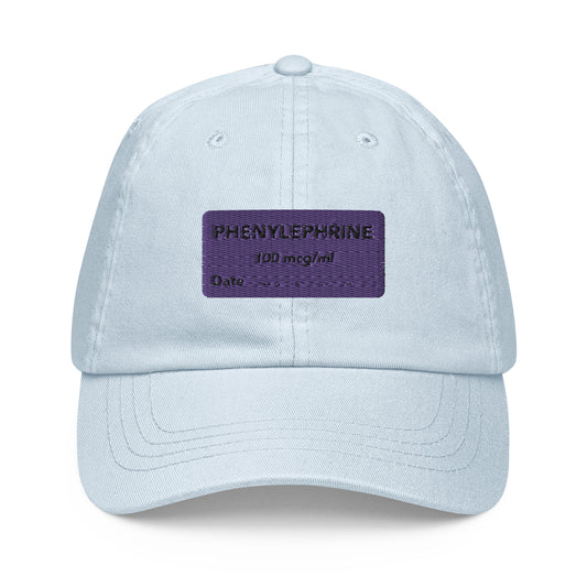 Phenylephrine Embroidered Pastel Hat