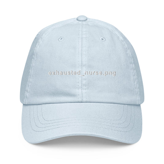 Exhausted_nurse.png Embroidered Pastel Hat