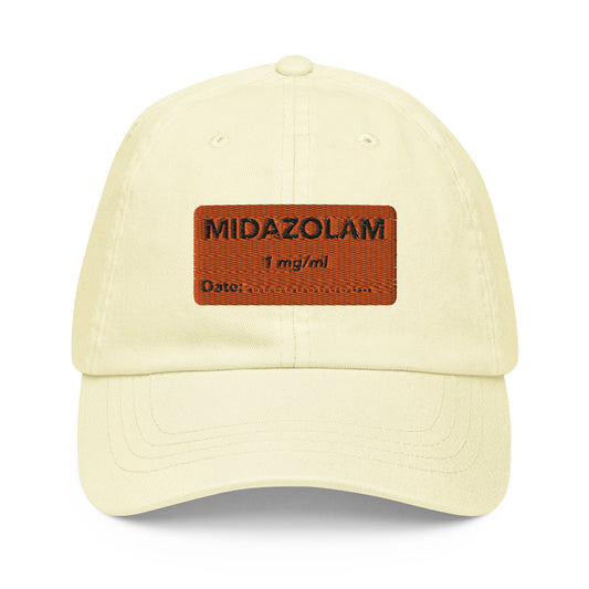 Midazolam Embroidered Pastel Hat