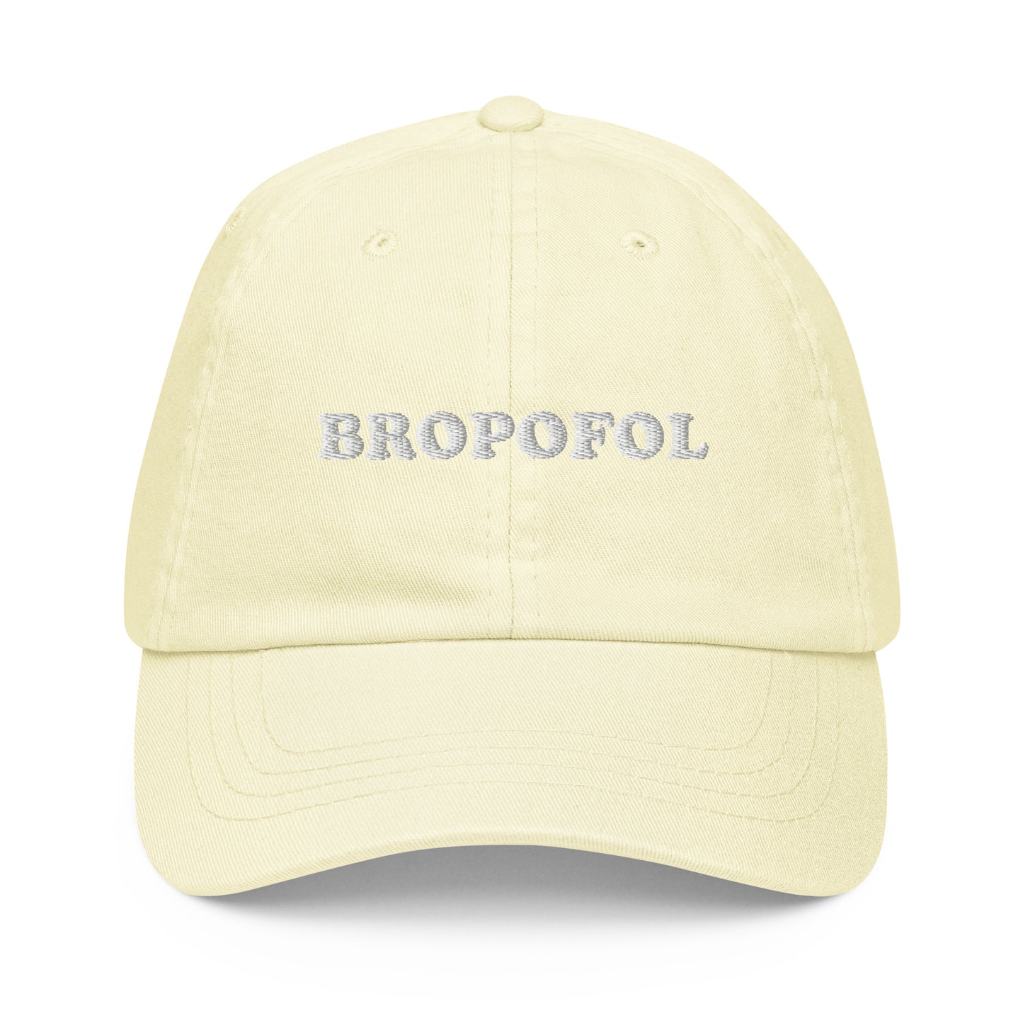 Bropofol Embroidered Pastel Hat