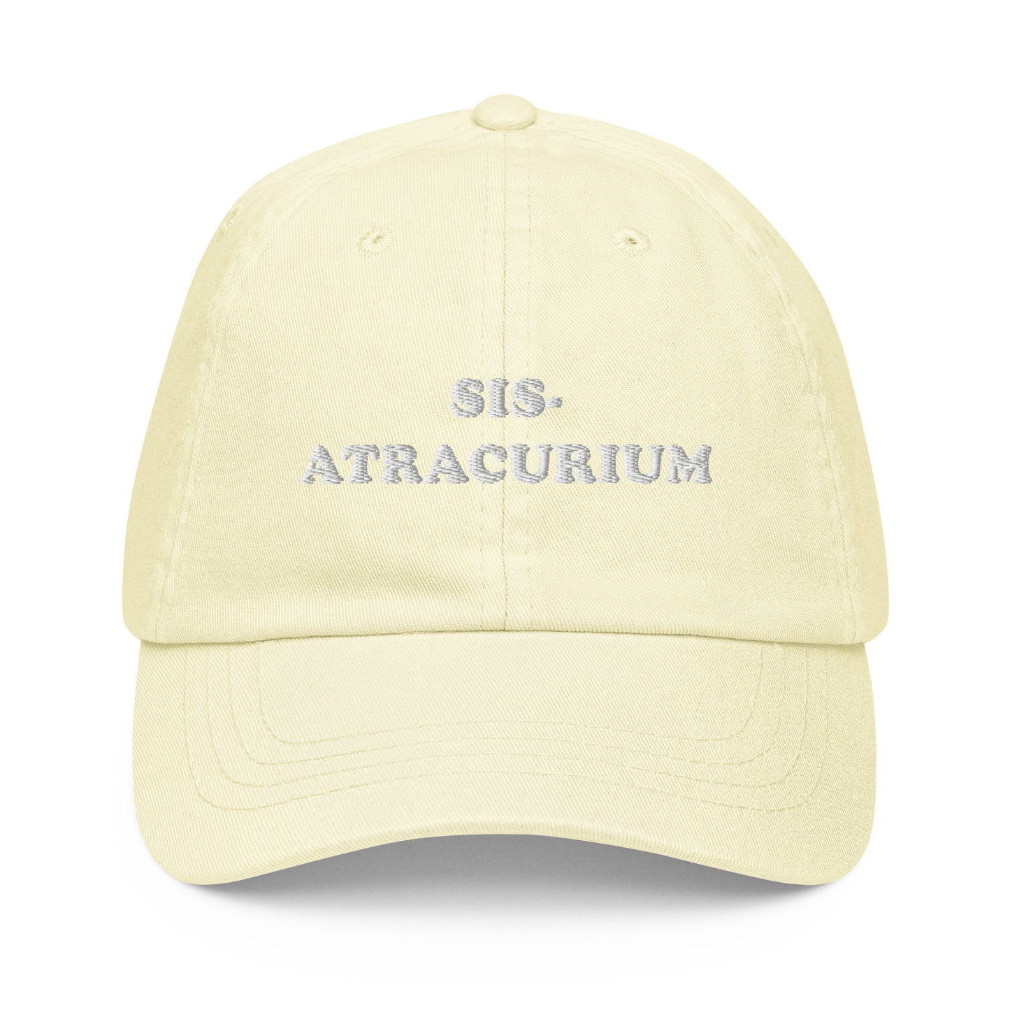 Sis-Atracurium Embroidered Pastel Hat