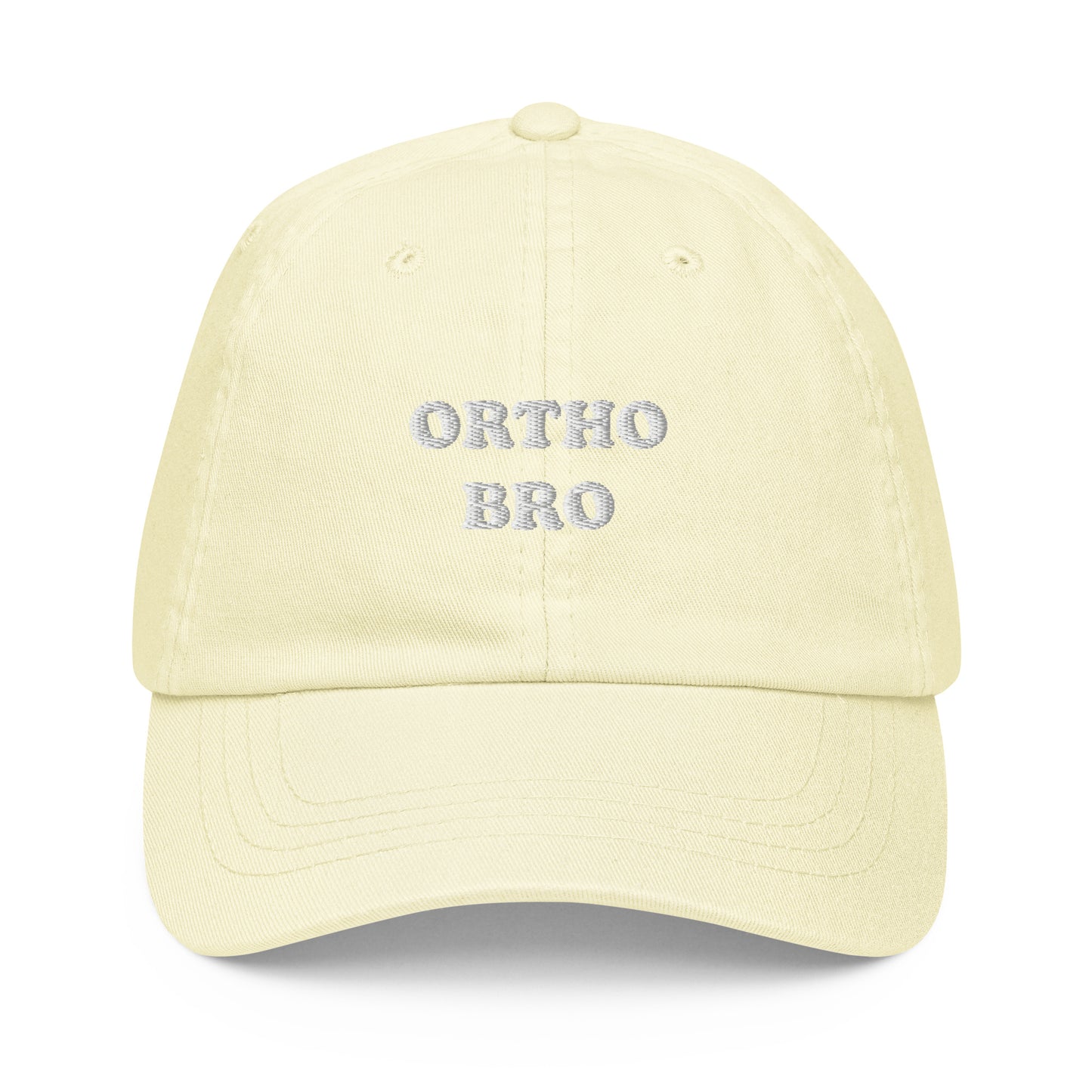 Ortho Bro Embroidered Pastel Hat