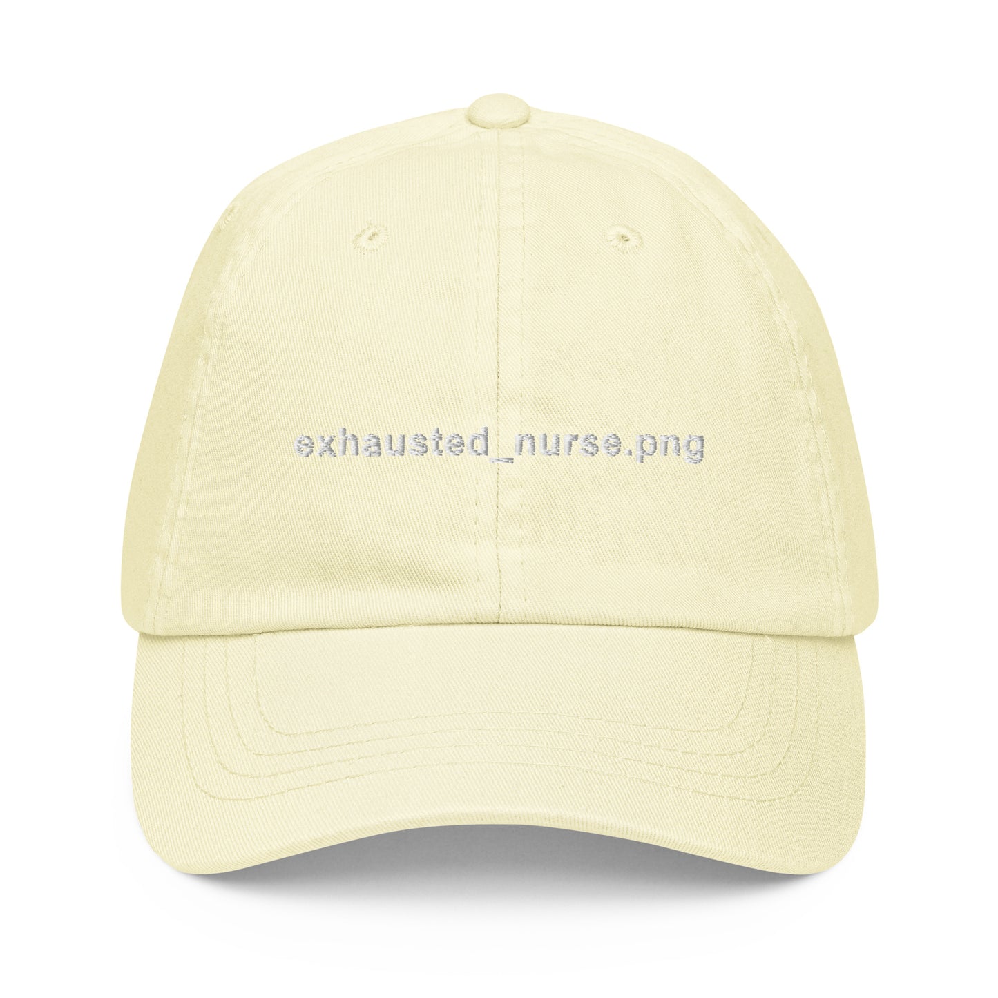 Exhausted_nurse.png Embroidered Pastel Hat