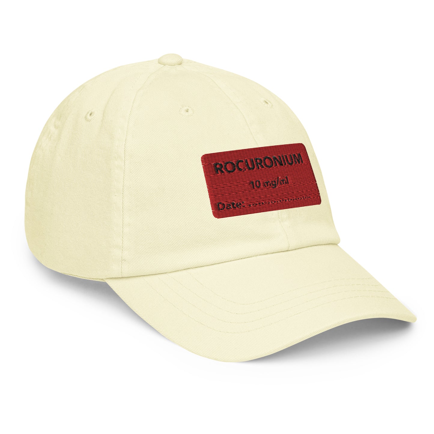 Rocuronium Embroidered Pastel Hat