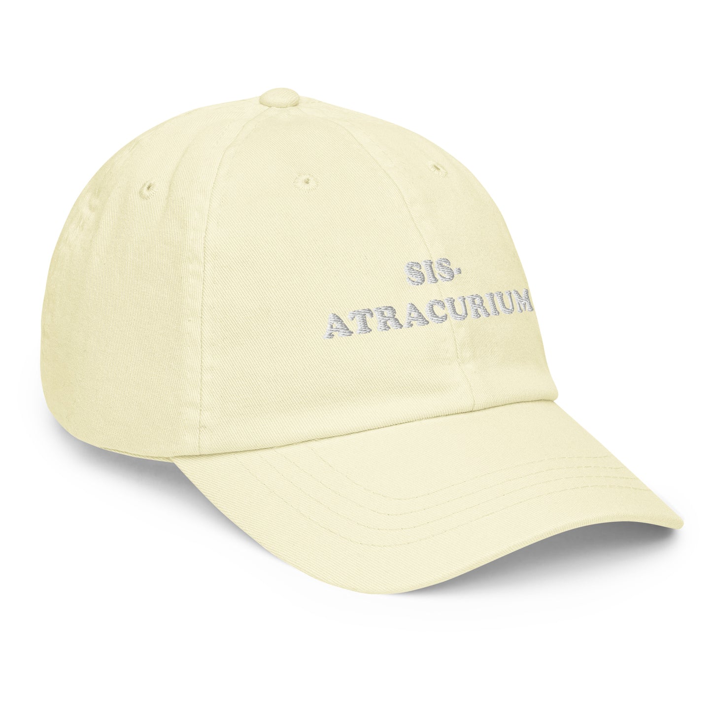 Sis-Atracurium Embroidered Pastel Hat