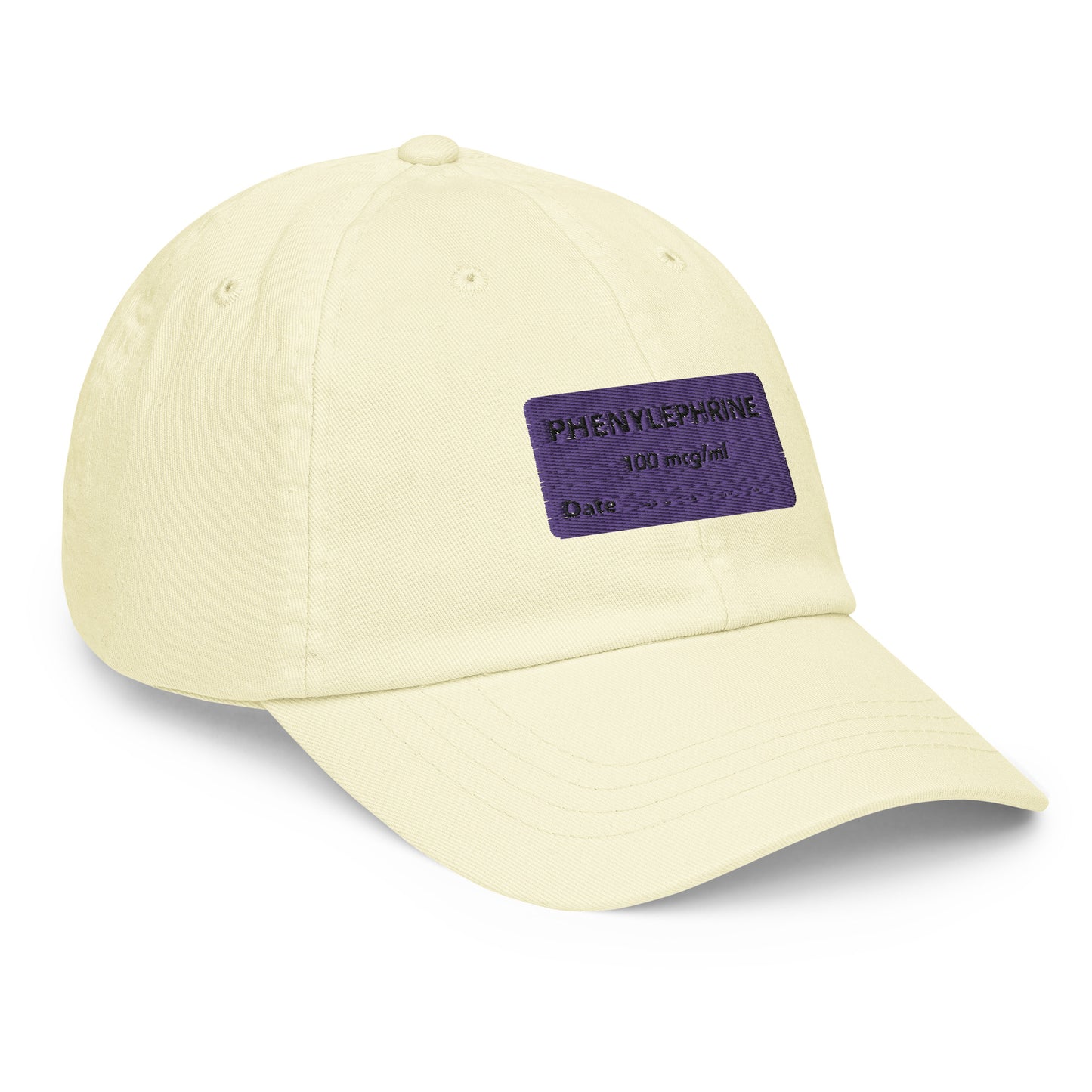 Phenylephrine Embroidered Pastel Hat