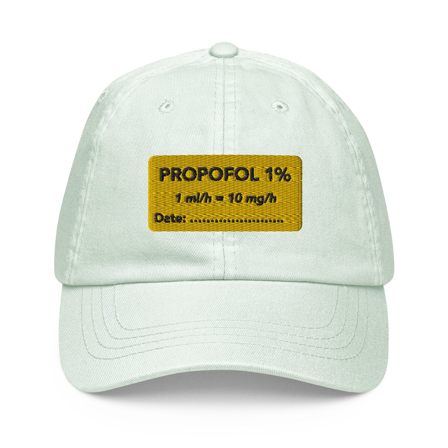 Propofol Embroidered Pastel Hat