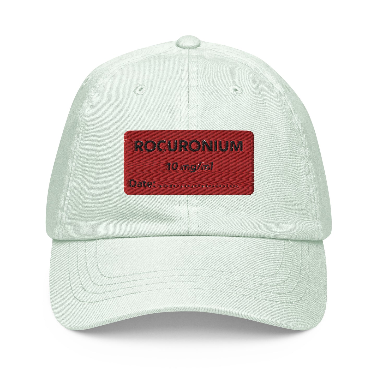 Rocuronium Embroidered Pastel Hat