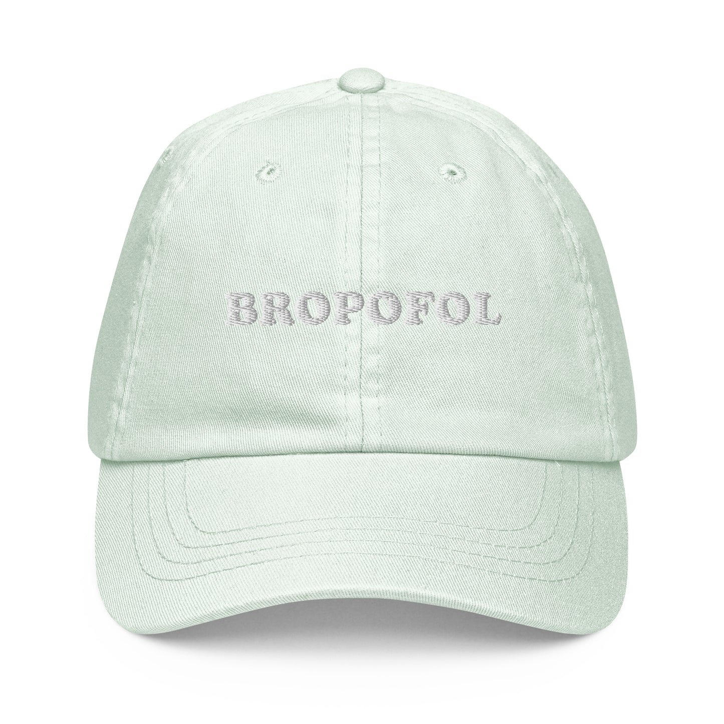 Bropofol Embroidered Pastel Hat