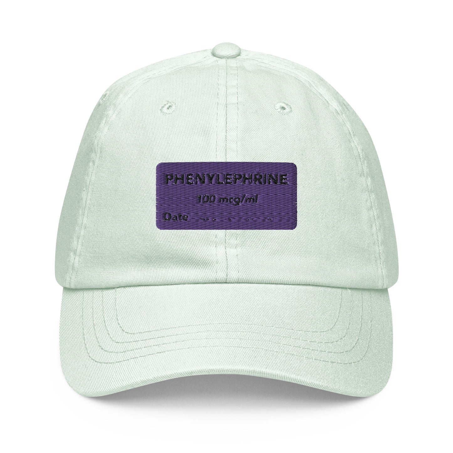 Phenylephrine Embroidered Pastel Hat