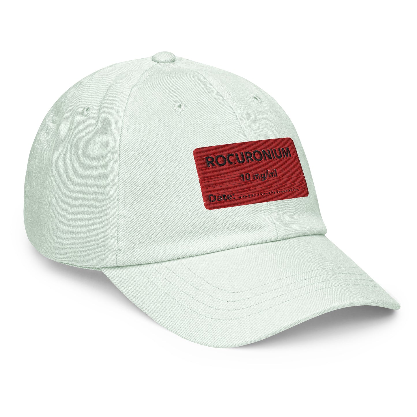 Rocuronium Embroidered Pastel Hat