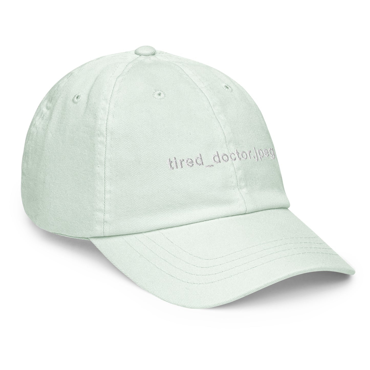 Tired_doctor.jpeg Embroidered Pastel Hat